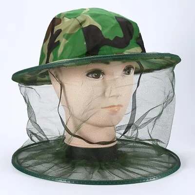 Midge Mosquito Insect ONE Hat Bug Mesh Head Net Face Protector Travel Camping UK • £5.95