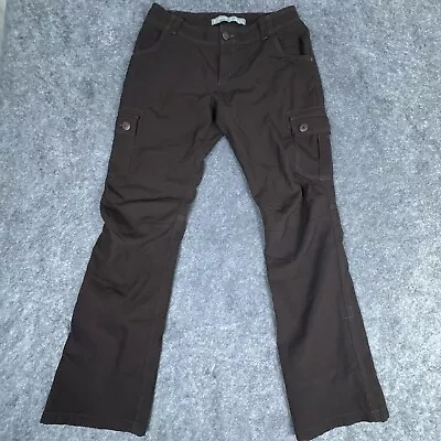 Icebreaker Merino Pants Womens 29 Brown Wool Blend Cargo Hiking Outdoor Casual • $39.99