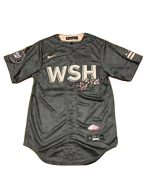 Nike Juan Soto #22 Washington Nationals Cherry Blossom Jersey Gray Size Large • $124.97