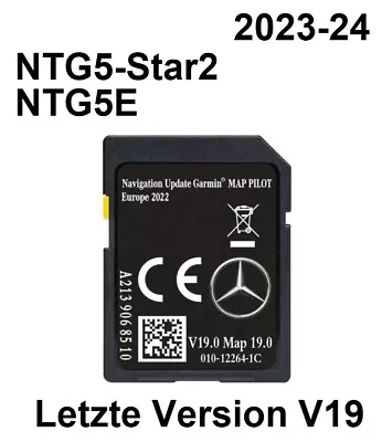 V19 2023 Mercedes Benz Garmin Map Pilot A2139068510 Ntg5 Star2 Ntg5e Sd Card • £33.39