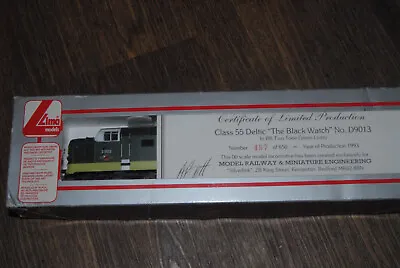 £115 • Buy Lima 204816A5 Class 55 Deltic D9013 The Black Watch Ltd Edn Number 497
