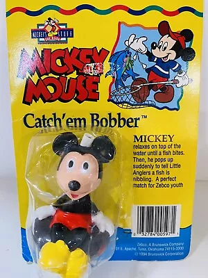 Vtg. 1994 Zebco Mickey Mouse Catch’em Bobber For Fishing Disney Tulsa Ok • $14.99