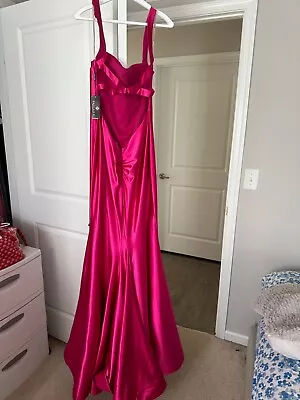 Faviana Prom Dress In Color Raspberry Size 6 Brand New Never Been Worn • $375