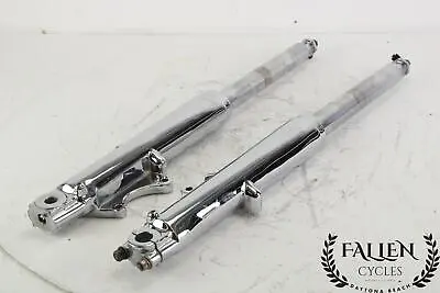$600.33 • Buy 1998 Harley Road King Touring CHROME 41mm Left Right Front Fork Assembly Set