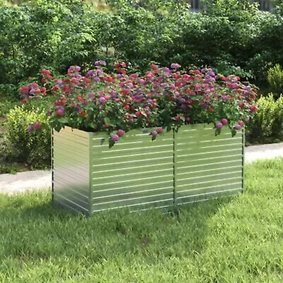 Garden Raised Bed Metal Planter For Vegetables & Flowers - Outdoor Herb Grow Box • £69.99