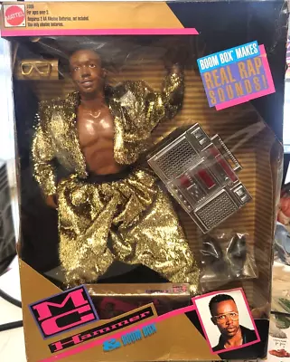 1991 MC HAMMER Doll With Boom Box And Cassette Tape  U Can't Touch This  #1089 • $62.99