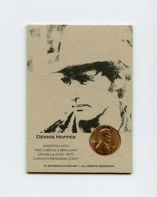 #TN19540 DENNIS HOPPER 1971 Penny Insert Trade Card • $8.95