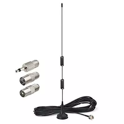 FM Antenna Magnetic Base FM Radio Antenna For Digital HD Radio FM Radio Receiver • $14.76