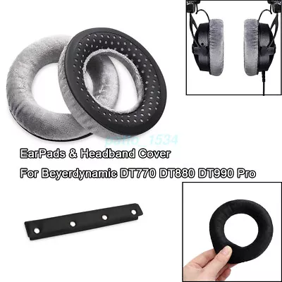 Ear Pads Earbuds Cover Earmuffs CushionFor Beyerdynamic DT770 DT880 DT990 Pro • $17.49