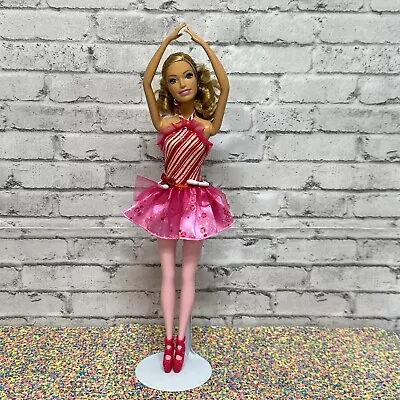 Barbie HOLIDAY NUTCRACKER Doll 2014 From Target Pack Peppermint Ballerina • $30