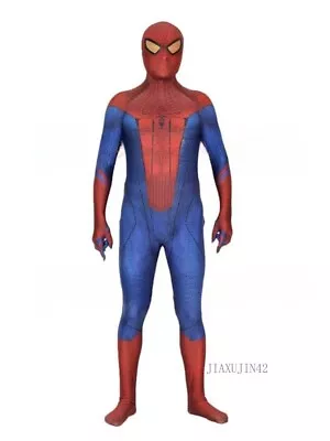 Marvel The Amazing Spider-Man Cosplay Costume Jumpsuit Bodysuit Outfits Prop Man • $36.90