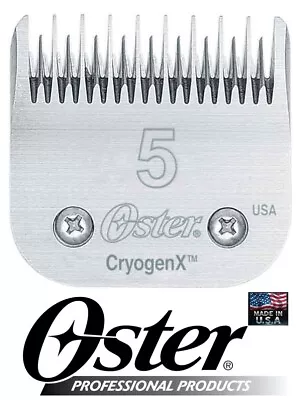 Oster A5 Cryogen-X 5 Skip Saw Tooth 1/4  Blade*Fit A6Andis AGCWahl KM Clippers • $59.99