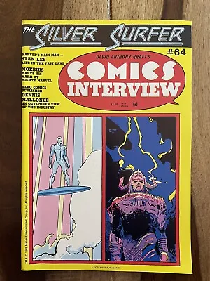 Comics Interview Magazine #64-stan Lee-silver Surfer-galactus-moebius Art Nm 9.4 • $9.95
