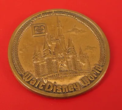 Vintage Walt Disney World Mickey Mouse Coin Medal Token Rare !! • $75