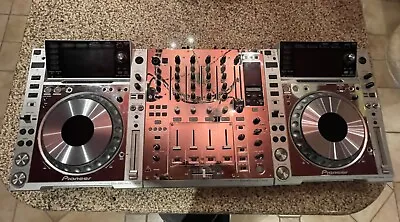 CDJ 2000 Nexus Pair And DJM 900 Nexus - Limited Edition Platinum  • $4200