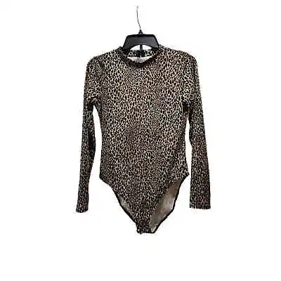 Divided Leopard Print Bodysuit H&M Size M • $5