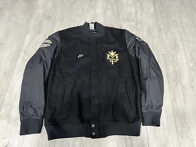 Manny Pacquiao Nike Destroyer Jacket Size Large Black Bomber • $800