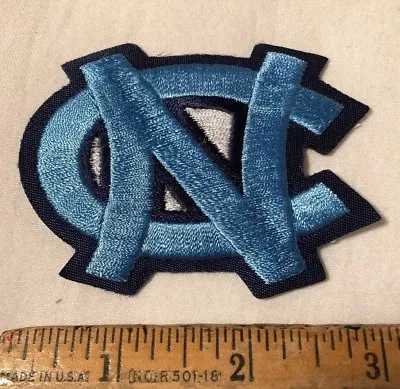 UNC University Of North Carolina Tar Heels Logo Iron On Patch Nike NCAA Blue • $6.25