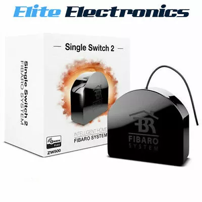 $83.18 • Buy Fibaro Fgs-213 Z-wave On/off Relay Switch Insert 1 X 2.5 Kw