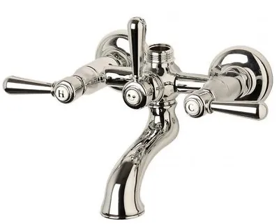 Nicolazzi CLASSIC PROVINCIAL EXPOSED BATH SET WITH DIVERTER Lever Handle CHROME • $1313.95