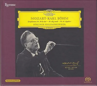 $336.32 • Buy MOZART Late Symphonies Karl Boehm ESOTERIC SACD Hybrid 3CD BOX Limited Japan