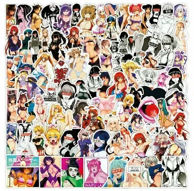 £3.99 • Buy 100pc Sexy Hentai Anime Waifu Girl Stickers Women Bikini Bunny Manga Decal Vinyl