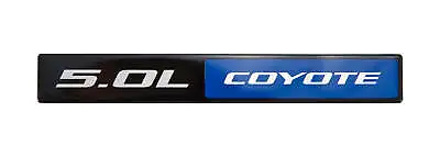 2011-2023 Ford Mustang GT Ford F150 5.0 Coyote V8 Silver Black Blue Emblem 5.75  • $10.03