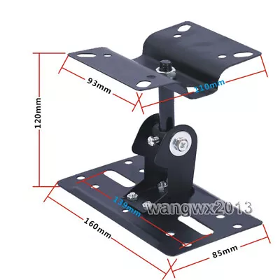 1pcs Wall Ceiling Speaker Wall Mount Bracket Tilt Side Clamping Hanger Support • $14.80