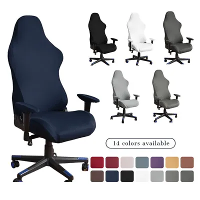 $24.99 • Buy Universal Stretch Gaming Chair Cover Office Computer Racing Chair Seat Protector