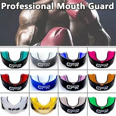 US Mouth Guard Gum Shield Bruxism Dental Teeth Protection Grinding Sports Boxing • $7.98