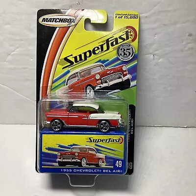 Matchbox.   Superfast Limited Edition55 Chevy Bel Air  1/64 Scale • $9