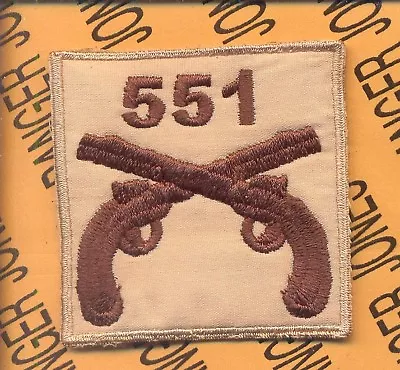 US Army 551st MP Military Police 101st Airborne HCI Desert Patch C • $4