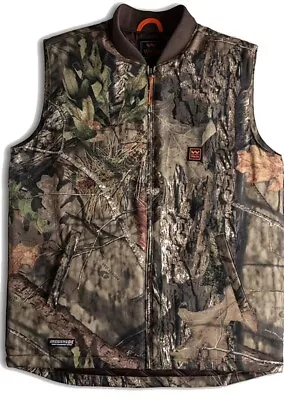 Walls Mossy Oak Breakup Country Camo Camouflage Scentrex Insulated Vest Large L • $79.97