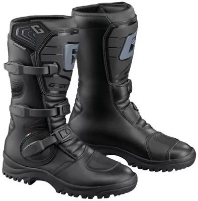 GAERNE G-ADVENTURE Aquatech Leather Touring Dual Sport Motorcycle Boots - EU 46 • $285.96