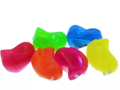£3.99 • Buy Pencil Handwriting Support Grip Soft Crossover Cross Guard 1 X NEON Colour SEN
