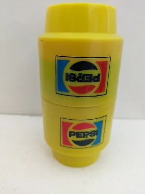 Rare Vintage 1970's PEPSI COLA  'Have A Nice Day' - 6 Stackable Cups-For Picnics • $45