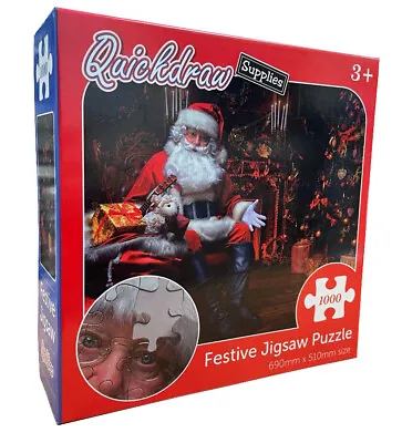 £7.95 • Buy 1000 Piece Jigsaw Puzzle Santa Claus Father Christmas. Tree & A Sack Of Presents