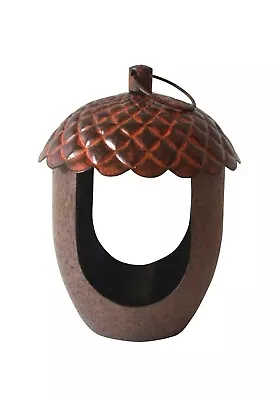 Peckish Hanging Bird Feeder Acorn Shaped - Ideal For Mealworms Or Suet Pellets • £10.99