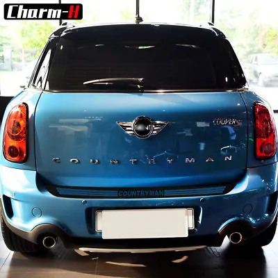 5D Carbon Fiber Trunk Bumper Guard Trim Decal Sticker For Mini Countryman R60 • $13.48