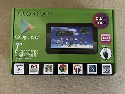 Google Play 7” Tablet Proscan Pre Loaded Google Apps New In Box • $50