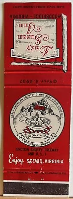 Lazy Susan Inn Woodbridge VA Virginia Vintage Matchbook Cover • $3.95