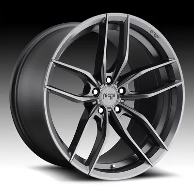 Niche M204 Vosso Anthracite 18x8 5x112 42mm (M2041880F8+42) • $302