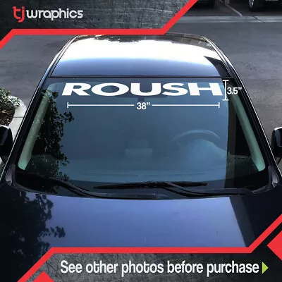 ROUSH Different Styles Racing Windshield Banner Decal Fits Mustang Vinyl Sticker • $19.99