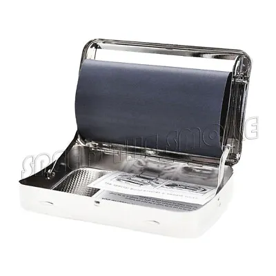 Fresh New 110mm King Size Automatic Cigarette Tobacco Metal Rolling Machine • $8.99