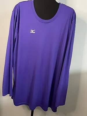 Mizuno DryLite Light Weight Performance Texh Long Sleeve Men XXL Running • $4.95