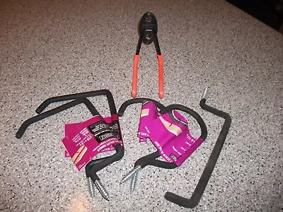 NEW! Lot Of  6 HEAVY DUTY COATED BIKE HOOKS • $15