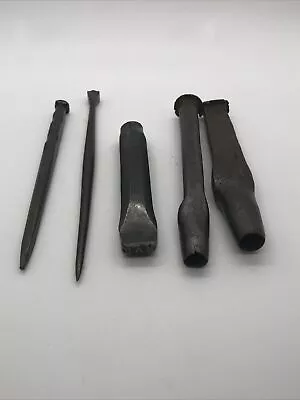 Vintage Leather Working Tools 5 Pieces Awl-Punch-Marking Tool M.A.P. • $22.99