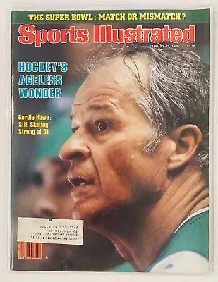 Sports Illustrated  January 21 1980 Hockey's Ageless Wonder Gordie Howe • $40.99