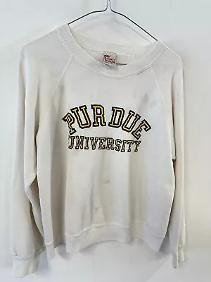 Vintage Purdue University Sweatshirt Size Small 80s College Crewneck USA • $19