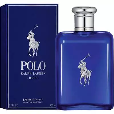Ralph Lauren Polo Blue Men 200ml Edt Spray - New Boxed & Sealed - Free P&p - Uk • £98.95